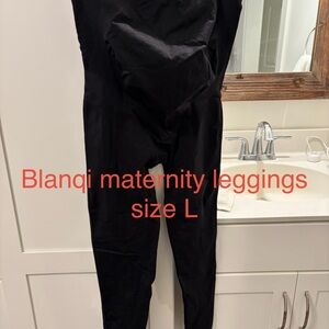 Blanqi black Maternity Leggings